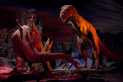 Disney Primeval World at Frontierland Magnet Tomorrowland Santa Fe /& Disneyland Railroad