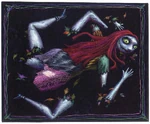 Colored concept art of Sally dismembered.