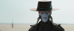 Cad Bane speaks to Cobb Vanth