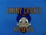 Jiminy Cricket cartoon opening.