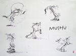 Mulan - Early Mushu Concept Sketch by Harald Siepermann - 2