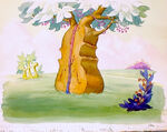 Original Background Painting for Music Land