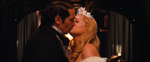 Oscar and Glinda kiss