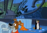 Oliver and Dodger in House of Mouse