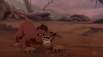 ...but quickly snarls at her