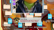 Pops cameo as a doorknocker-style "Door Ding" app icon on Muppets Now