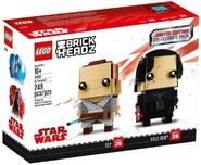 Rey and Kylo LEGO Brickheadz