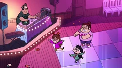 Candy y sus amigas bailando.