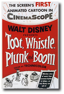 Toot, whistle, plunk and boom poster