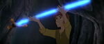 Trading the sword for the Black Cauldron