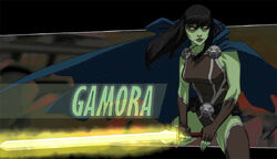 Gamora - ultimate spider-man guardians of the galaxy