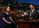 Natalie Portman visiting Jimmy Kimmel Live in December 2016.