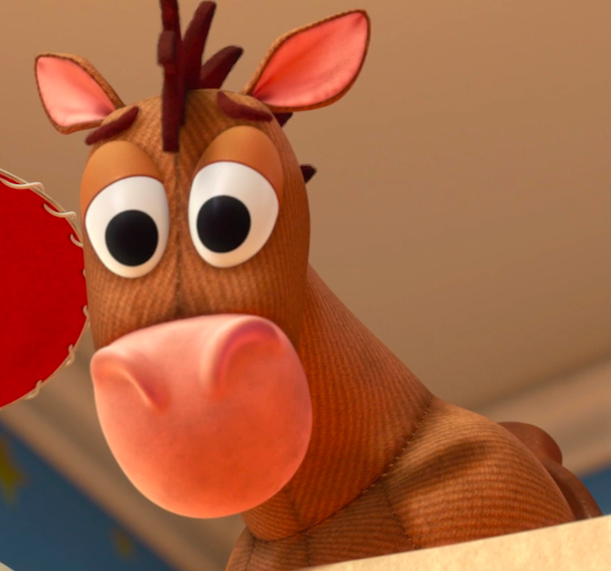 What's the name of the horse in toy deals story