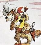 Full concept art of Tex Ranger by Marc Davis.