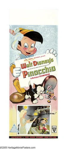 70年代 pinocchio ポスター 70年代 pinocchio ポスター vintage The Walt Disney Company