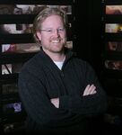 Andrew Stanton behind the scenes of WALL-E.