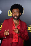 Donald Glover at premiere of Solo:a Star Wars Story in May 2018.