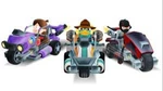 Mabel, Perry, and Randy racers
