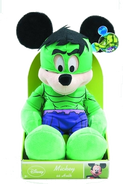 Mickey as The Hulk plush