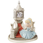 Precious Moments Cinderella Disney Showcase Porcelain Analog Clock Figure