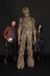 Gamora, Star-Lord and Groot at Disneyland California Adventure