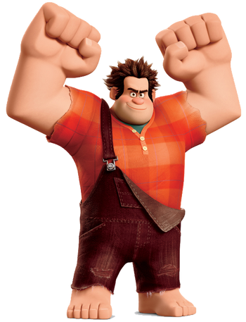 Wreck it Ralph pose transparent