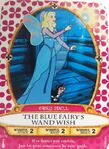 Figaro appearing on the Sorcerers of the Magic Kingdom card "The Blue Fairy's wand wish"