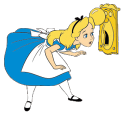 ALICE in WONDERLAND Inspired DOORKNOB Really Works Original 