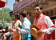 The Dapper Dans at Coke Corner.