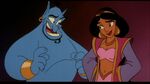 Jasmine and Genie in Aladdin and the King Of Thieves