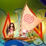 Moana in Tokyo Disneyland's It's a Small World.