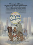 Oliver & Company print ad from 1988 Sears Christmas Catalog