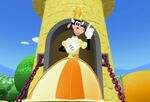 Clarabelle as a queen in Mickey Mouse Clubhouse.