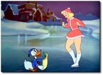 Donald meets Sonja Henie