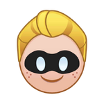 Dash's emoji for Disney Emoji Blitz.