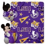 Mickey LSU Tigers plush and blanket