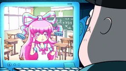 Sooswatchinganimeonhiscomputer