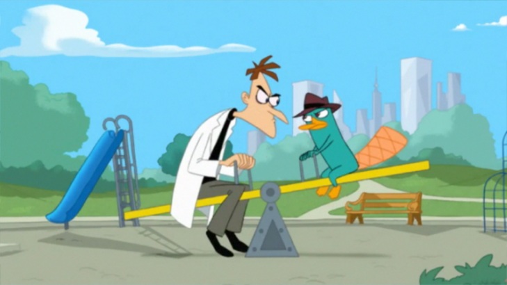 phineas and ferb perry the platypus and doofenshmirtz