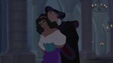 Frollo smelling Esmeralda's hair