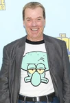 Rodger Bumpass.png (318 KB) Rodger Bumpass wearing a shirt featuring his well-known character, Squidward Tentacles.