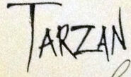 Tarzan's signature.