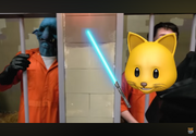 Thinknoodles Shilo Escape Prison Reaction Blue Prisoner and Lightsaber