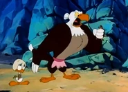 Earl stands beside his mother