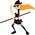 Candace Flynn (2ª Dimensión) (voz de hombre) (Phineas and Ferb The Movie: Across the 2nd Dimension)