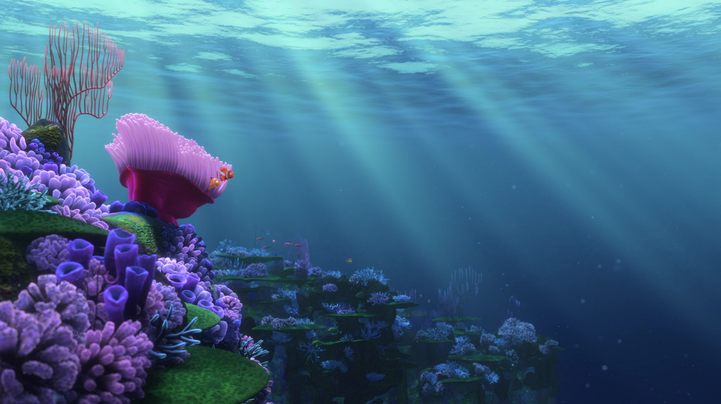 finding nemo drop off scene