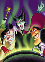 CruellaMaleficent&Hook.png (243 kB) Imagen promocional de Cruella, Maléfica y el Capitán Garfio.