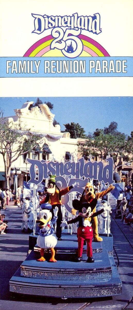 Disneyland's 25th Anniversary Family Reunion Parade Disney Wiki Fandom