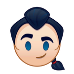 Gaston's emoji for Disney Emoji Blitz