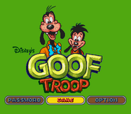 Goof Troop SNES Title Screen