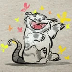 Gruff sonríe durante los créditos.